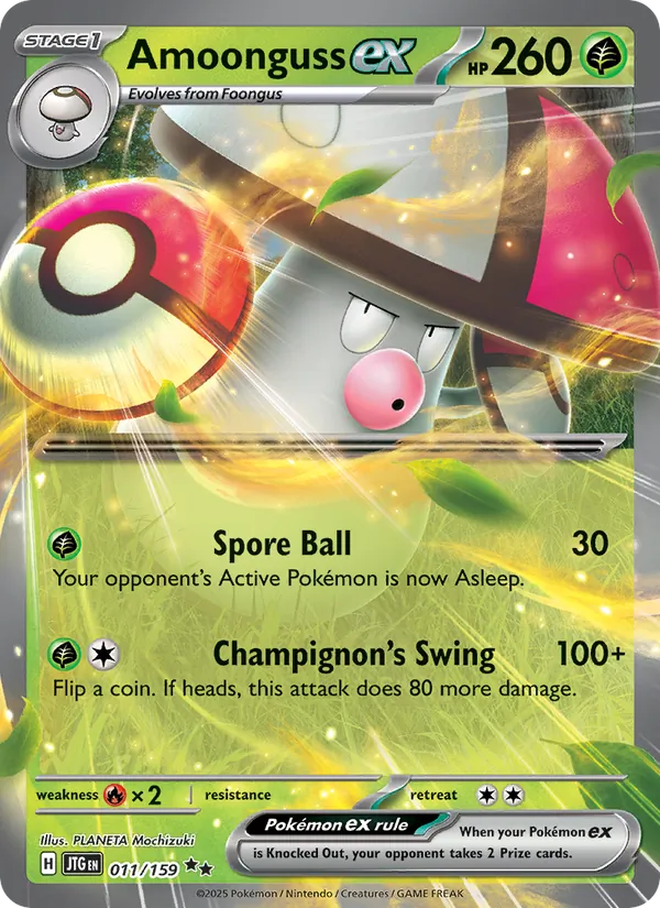 Amoonguss ex, Journey Together Nº 011