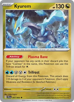 Kyurem, Shrouded Fable No. 047 Normal