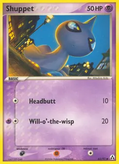 Shuppet, Legend Maker Nº 63 Normal