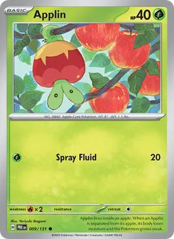 Applin, Prismatic Evolutions No. 009
