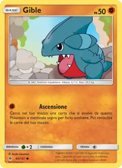 Gible, Apocalisse Di Luce Nº 60 Normal