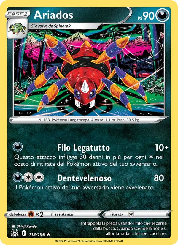Ariados, Origine Perduta Nº 113