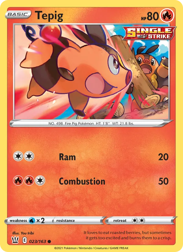 Tepig, Battle Styles No. 23