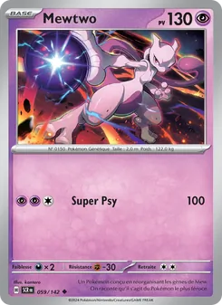 Mewtwo, Couronne Stellaire Nº 059 Normal