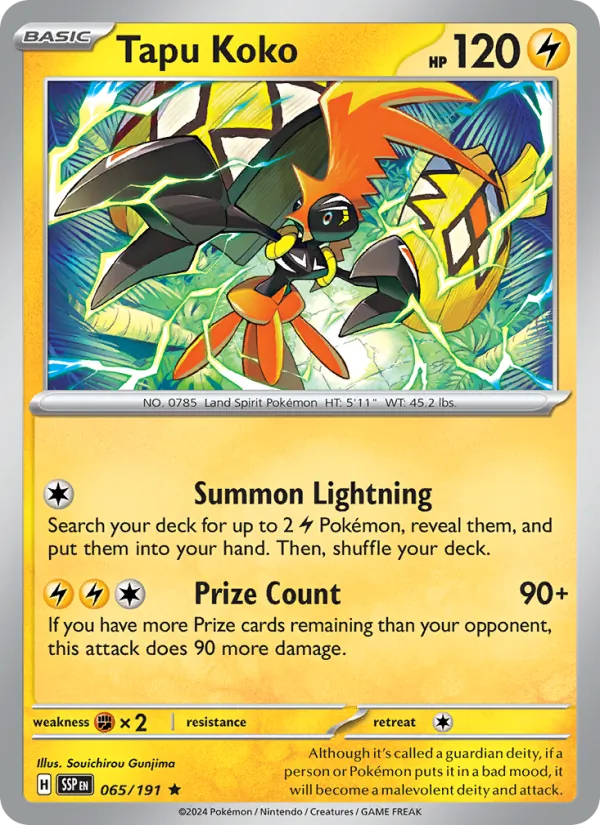 Tapu Koko, Surging Sparks Nº 065