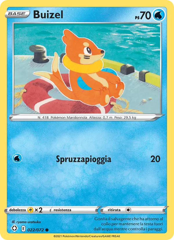 Buizel, Destino Splendente Nº 22