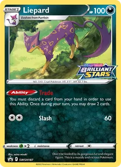 Liepard, SWSH Black Star Promos Nº SWSH187 Normal