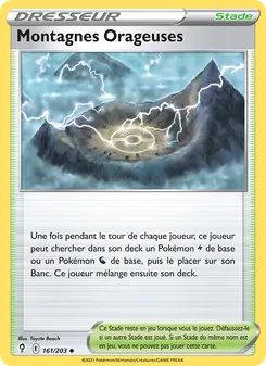 Montagnes Orageuses, Évolution Céleste No. 161 Normal