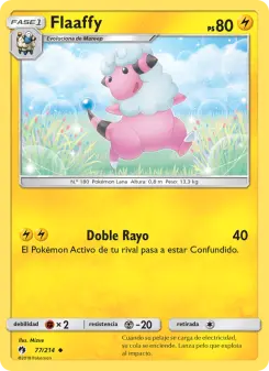 Flaaffy, Truenos Perdidos Nº 77 Normal