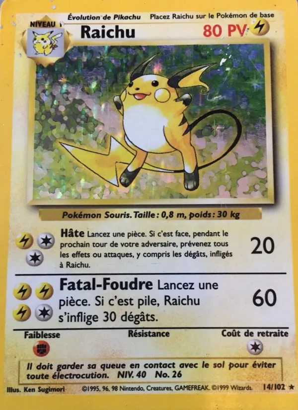 Raichu, Set de Base Nº 14