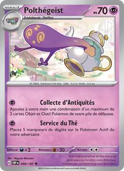 Polthégeist, Flammes Obsidiennes Nº 098 Normal