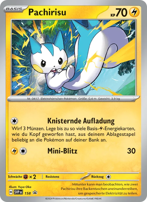 Pachirisu, SVP Black Star Promos No. 158