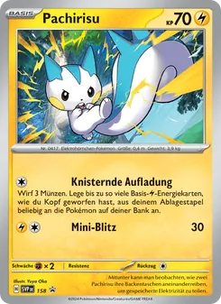 Pachirisu, SVP Black Star Promos Nº 158 Holo