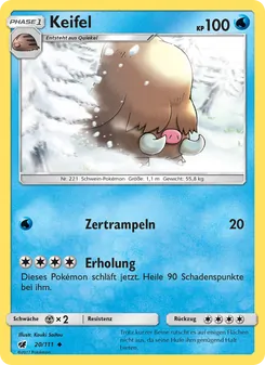 Keifel, Aufziehen der Sturmröte No. 20 Normal