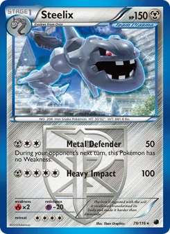 Steelix, Plasma Freeze Nº 79 Normal