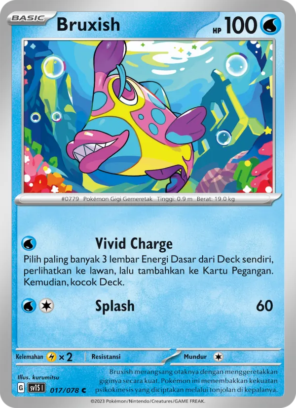 Bruxish, Scarlet ex Nº 017