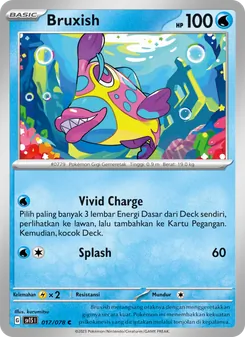 Bruxish, Scarlet ex No. 017 Normal