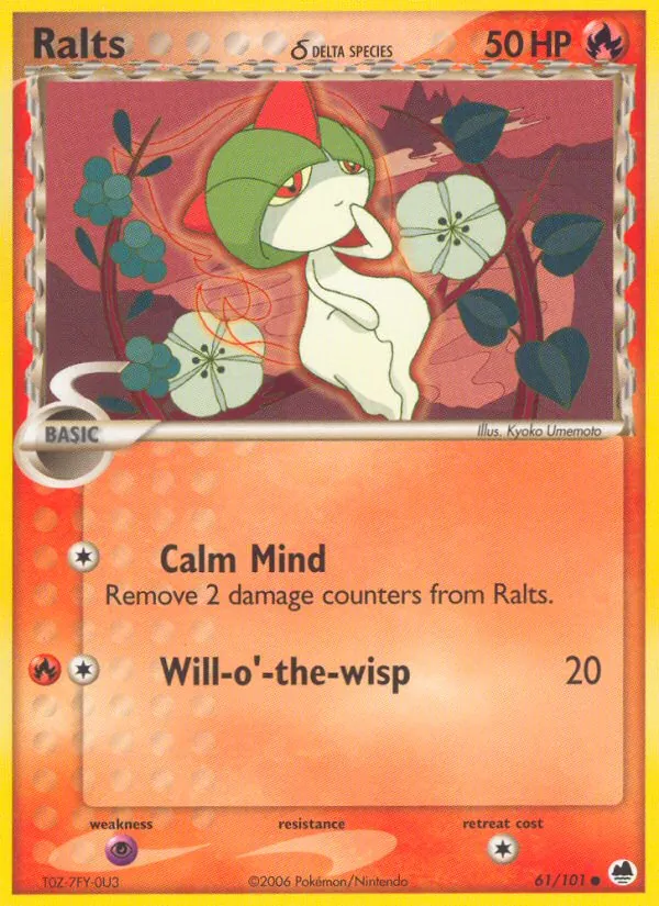 Ralts δ, Dragon Frontiers Nº 61