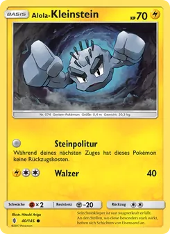 Alola-Kleinstein, Stunde der Wächter Nº 40 Normal