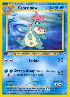 Croconaw, Neo Genesis Nº 32 Normal