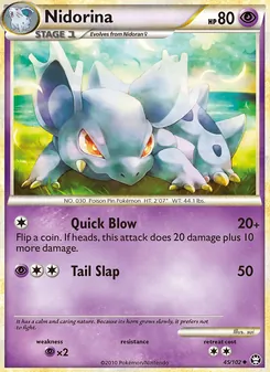 Nidorina, Triumphant Nº 45 Normal