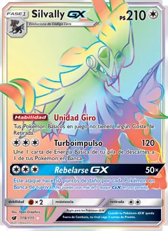 Silvally GX, Invasión Carmesí Nº 119 Normal