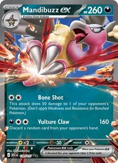 Mandibuzz ex, Ascended Heroes No. 139 Holo