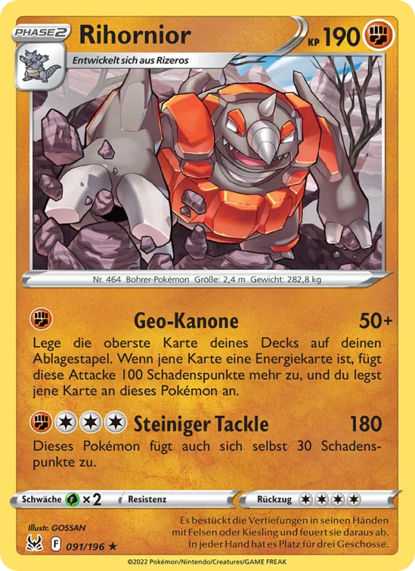 Rihornior, Verlorener Ursprung Nº 091