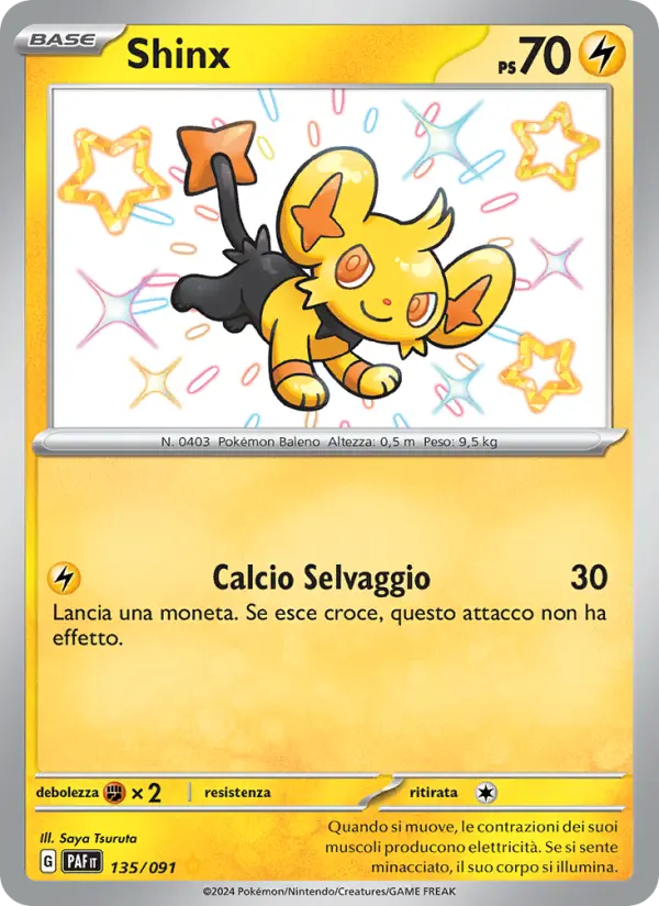 Shinx, Destino di Paldea No. 135