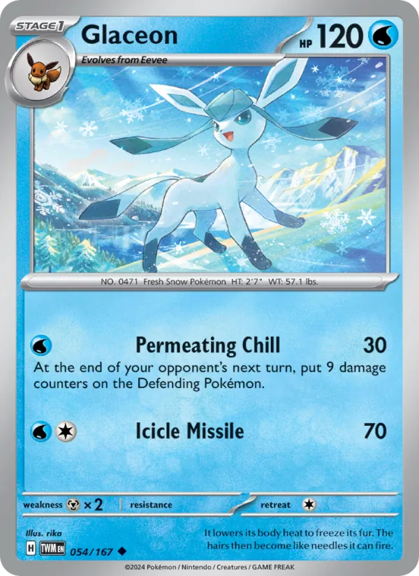 Glaceon, Twilight Masquerade No. 054