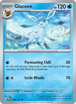 Glaceon, Twilight Masquerade Nº 054 Normal