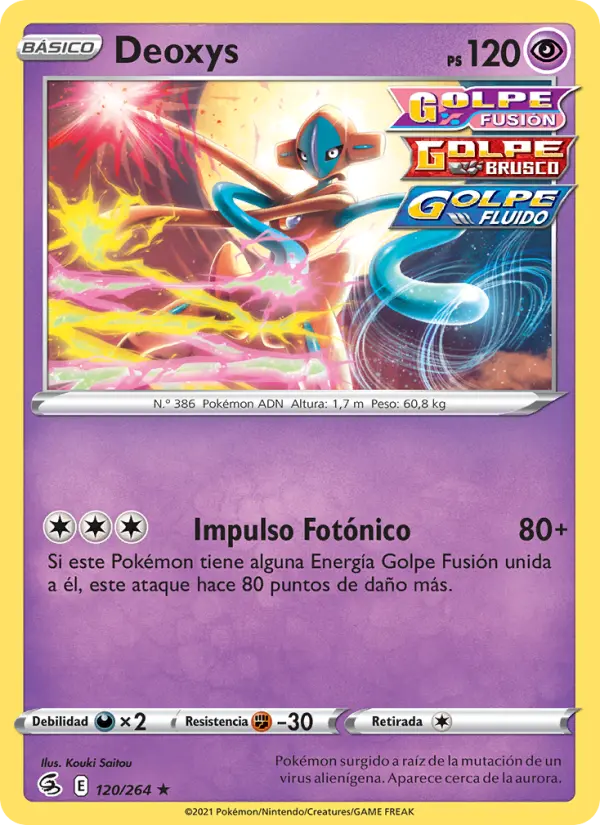 Deoxys, Golpe Fusión No. 120