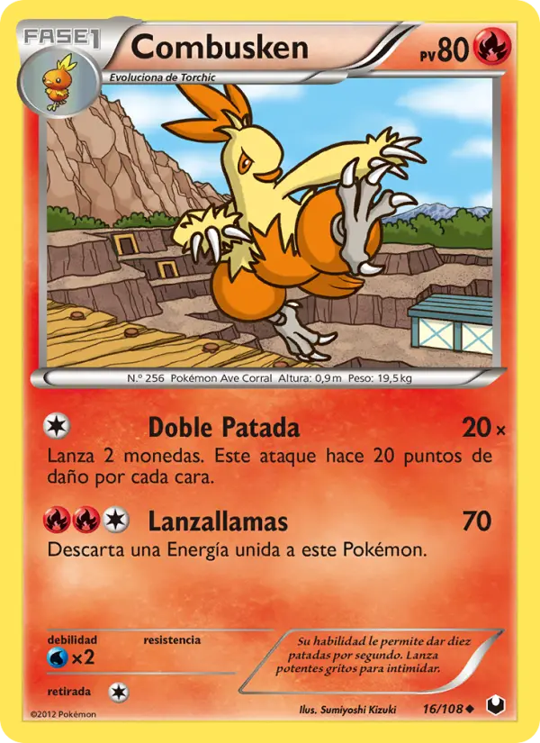 Combusken, Oscuros Exploradores No. 16