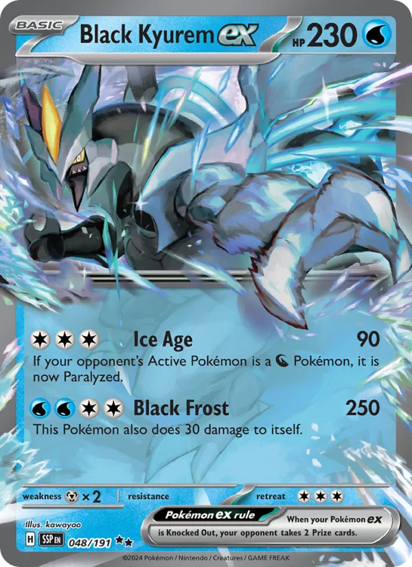 Black Kyurem ex, Surging Sparks No. 048