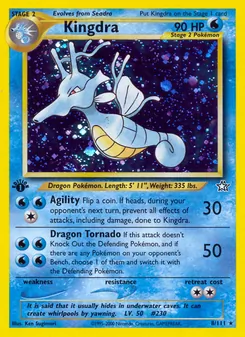 Kingdra, Neo Genesis No. 8