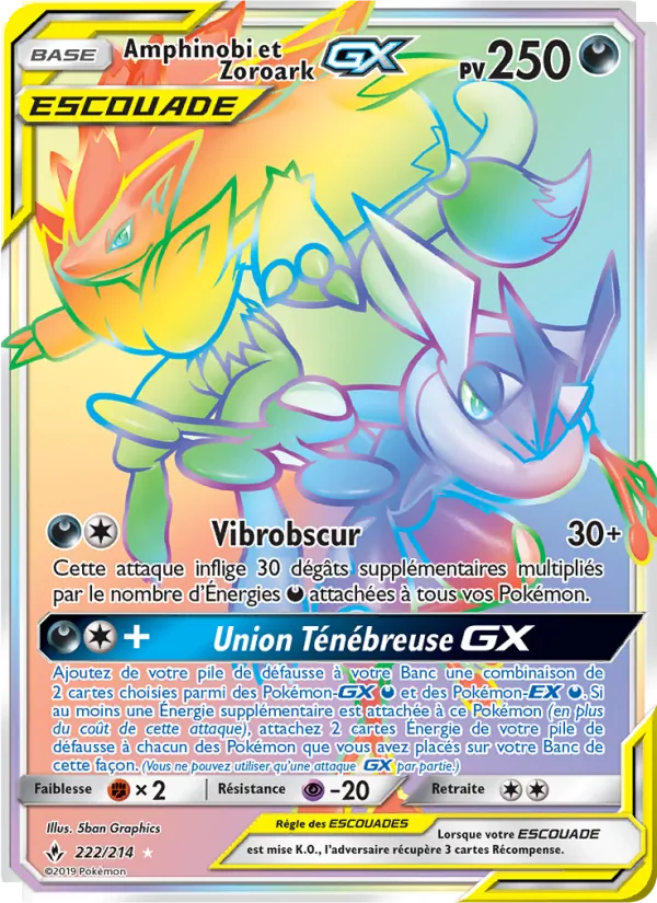 Amphinobi et Zoroark GX, Alliance Infaillible Nº 222