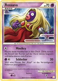 Rossana, HeartGold SoulSilver Nº 69 Normal
