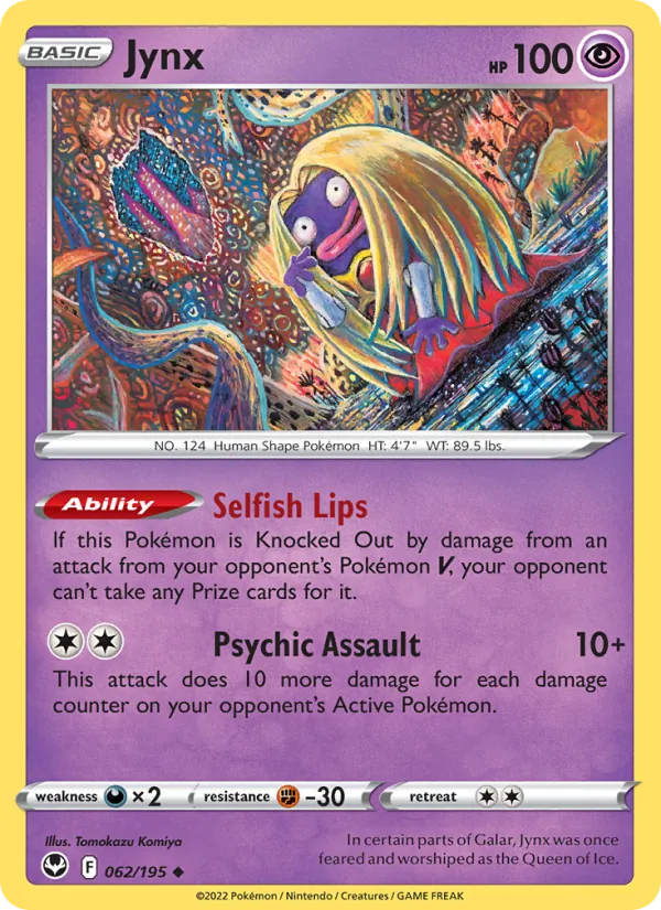 Jynx, Silver Tempest No. 062