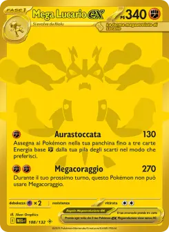 Mega Lucario-ex, Megaevoluzione Nº 188 Holo