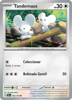 Tandemaus, Evoluciones en Paldea No. 166 Normal