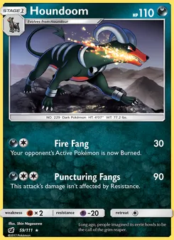 Houndoom, Crimson Invasion Nº 59 Normal