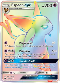 Espeon GX, Sol y Luna No. 152 Normal