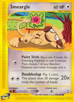 Smeargle, Aquapolis Nº 109 Normal