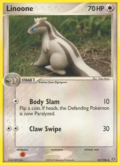 Linoone, Emerald No. 34 Normal