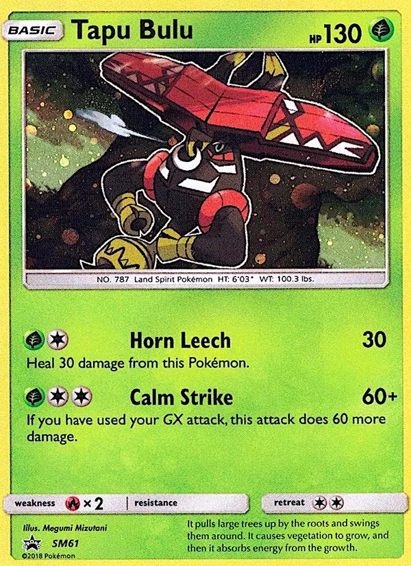 Tapu Bulu, SM Black Star Promos Nº SM61