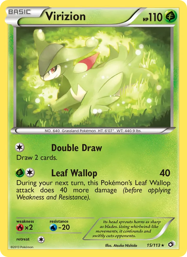 Virizion, Legendary Treasures No. 15