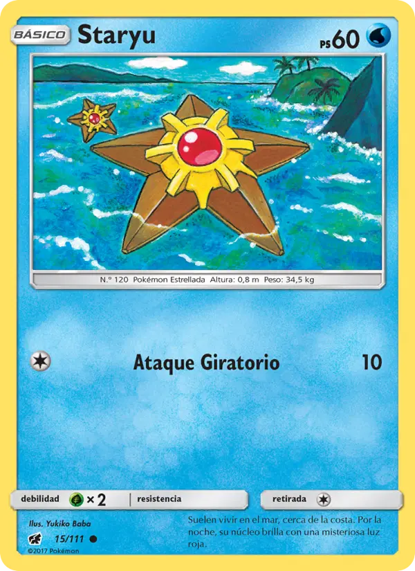 Staryu, Invasión Carmesí Nº 15