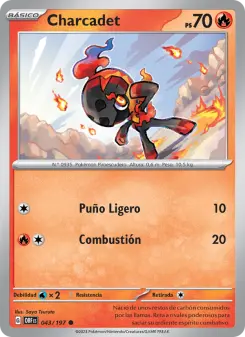Charcadet, Llamas Obsidianas No. 043 Normal
