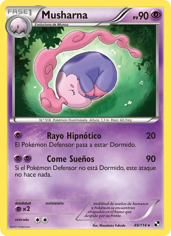 Musharna, Negro y Blanco No. 49