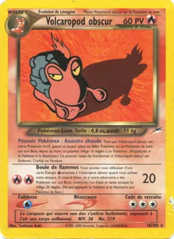 Volcaropod obscur, Neo Destiny No. 18 Normal